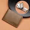 Slim Men Wallet Card Holder 4 Fold Money Clip Driver'S Licence Holder Coin Purse Slim Men'S Wallet For Everyday Use Gift Casual