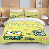 10 Sizes Sanrio Keroppi Printed Bedding Set Cartoon Anime Duvet Cover Comforter Pillowcase Boys Girls Children Adults King Gift