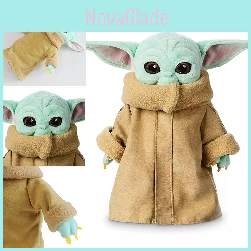 Adorabile Peluche di Yoda Bambino con Vestito Rimovibile per Fan di Star Wars e Bambini