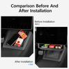 Under-Screen Storage Box For Tesla Model 3 Highland Hidden Fold Able Storage Box Car Storage Modification Parts Interior Design