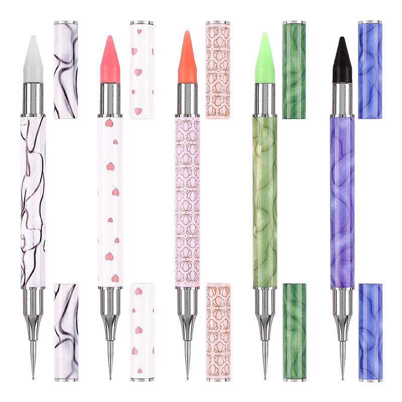 Dual-Ended Rhinestone Wax Pencil for Nail Art