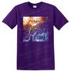 Arising Thunder Graphic T Shirt Colorful Water Design Men’s Casual Tee