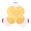 Love Lipstick Eye Shadow Powder Blusher DIY Subpackage Pressure Plate With Aluminum Disk Empty Lipstick Box Cosmetic Packaging
