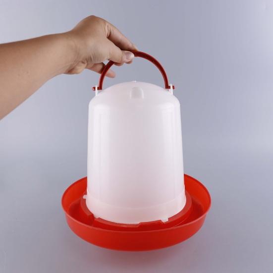 4/6Pcs 1.5L Chick Feeder Waterer Baby Chicken Duckling Quails Small Birds Pigeon Poultry Drinker Container Feeding Equipment Essential Supplies