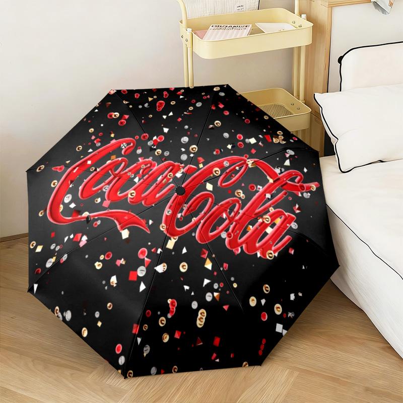 Christmas Gift Halloween Theme Bear Truck Coca Cola umbrella is suitable for all seasons, including home travel and outdoor activities Y17