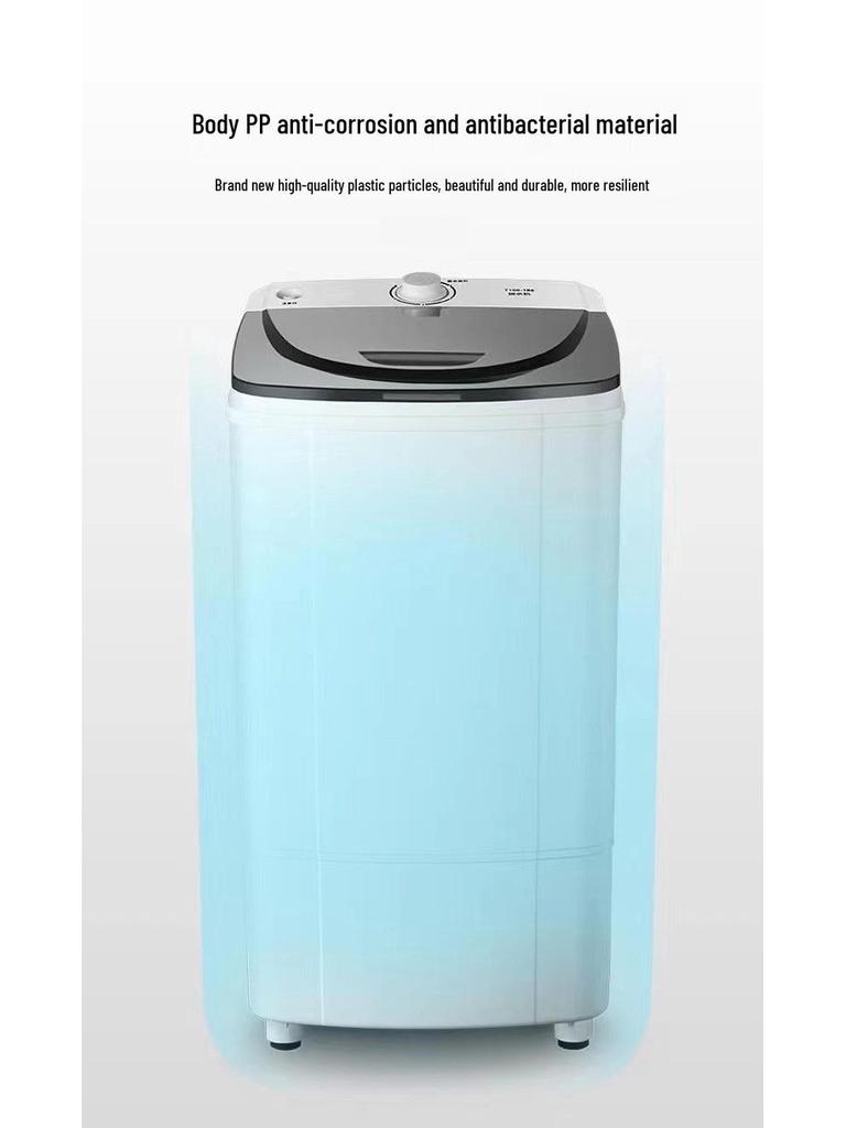 Large Capacity Quick Spin Dryer for Clothes - Single Speed Dehydrator for Small Spaces