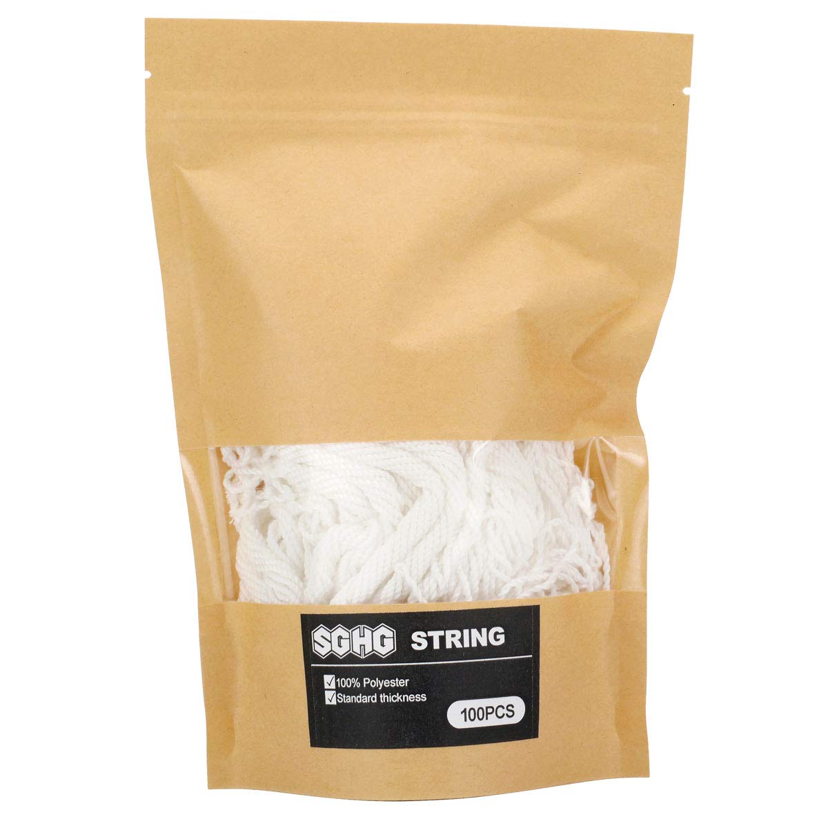 Spin Gear SGHG String for Competition 120cm Long Pack of Yo-Yos, Approx. (Normal White, 100)