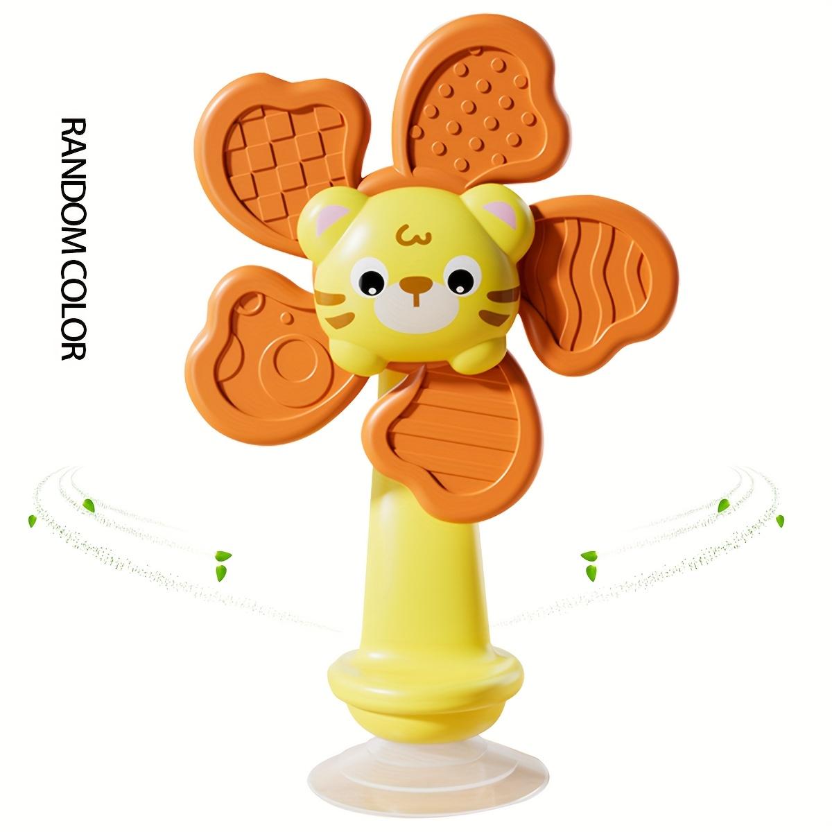 

Suction Cup Spinner for Babies,Toddlers,ABS Resin Sensory Fidget Toy with 6 Colorful Grips,Travel Friendly Calming Toy for Airplane,Restaurant жёлтый