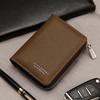 Schoolbag Hot-selling Granular Pattern Men's Vertical Wallet Large Capacity Zipper Buckle Card Bag Change Bag Multi-Card Position Wallet