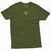 Men's Trident Ukraine Shirt Ukraine Flag National Trident Military Tee Shirt