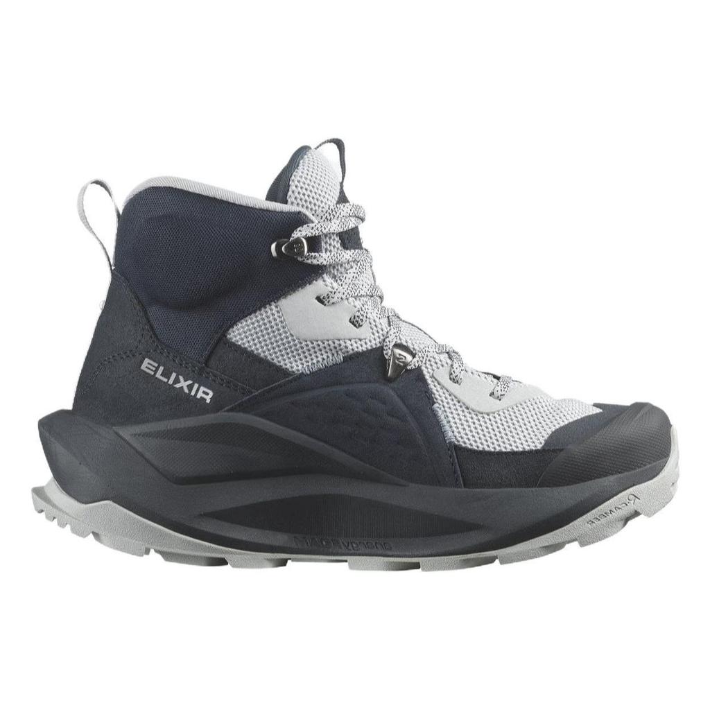 SALOMON Elixir Sports Comfortable Non-Slip Wear-Resistant Mid-Top Outdoor Functional Shoes Women Shoes Gray 472968