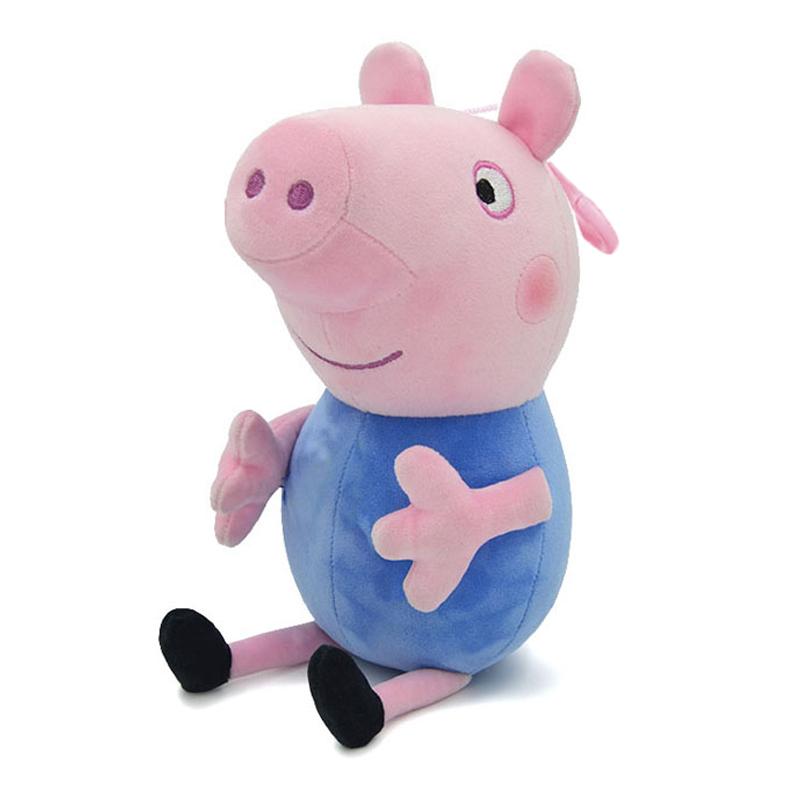 19cm/7.48in Genuine Peppa Pig Plush Filled Kawaii Pendant Doll Toy George & Friends Key Chain Home Party Decorative Toys Gift