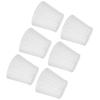 6PCS Fabric Chandelier Lampshade Clip On Pleated Lamp Shade  Hotel Decor