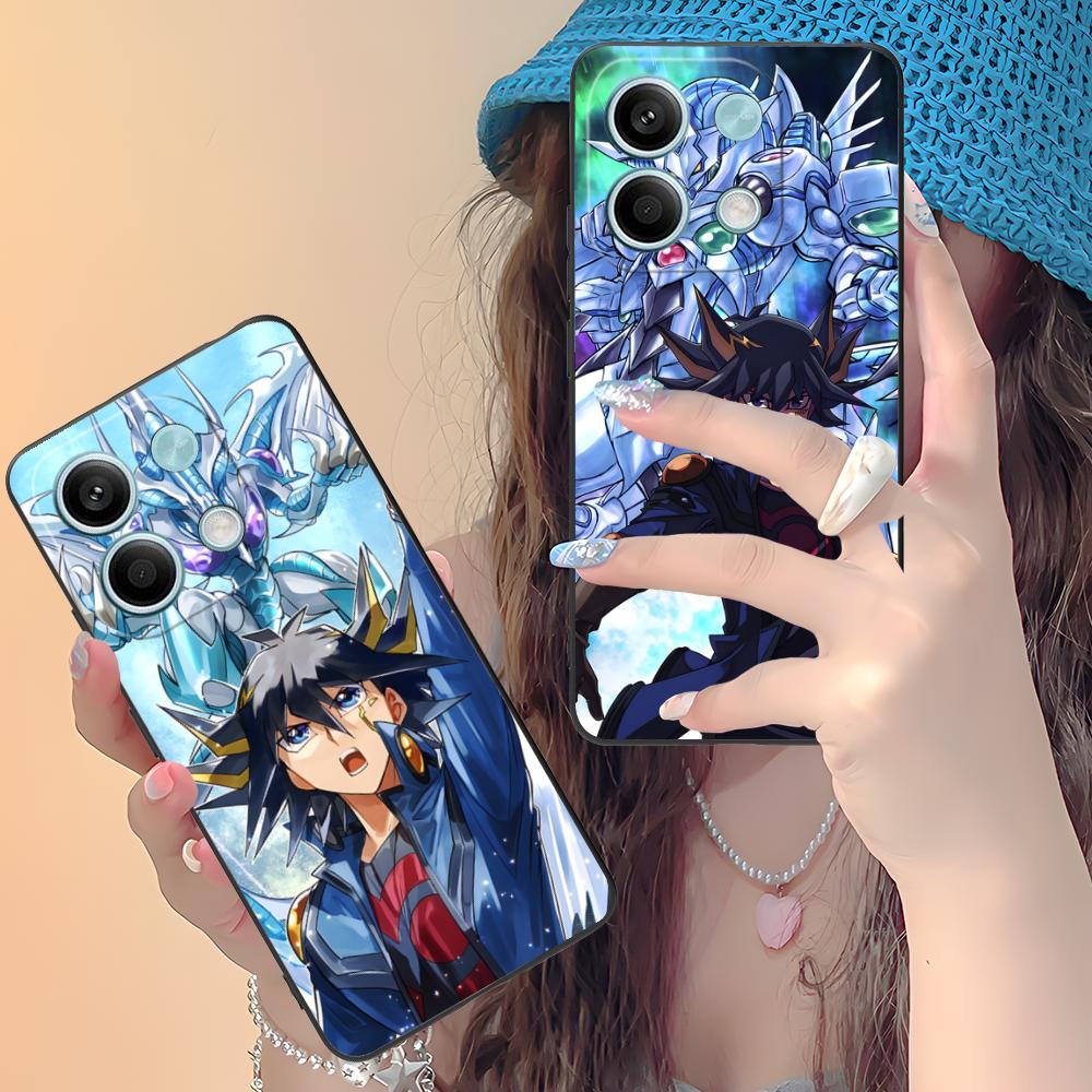Yugioh Yusei Fudo Mobile Phone Case for Xiaomi Redmi Note 14 13 12 11 S Pro Plus 4G 5G Colorful Printing Cover Luxury Cover