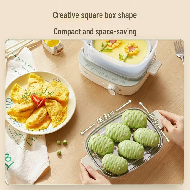 Bear ZDQ-E12N1 Electric Egg Cooker & Steamer CN plug (adapter included)