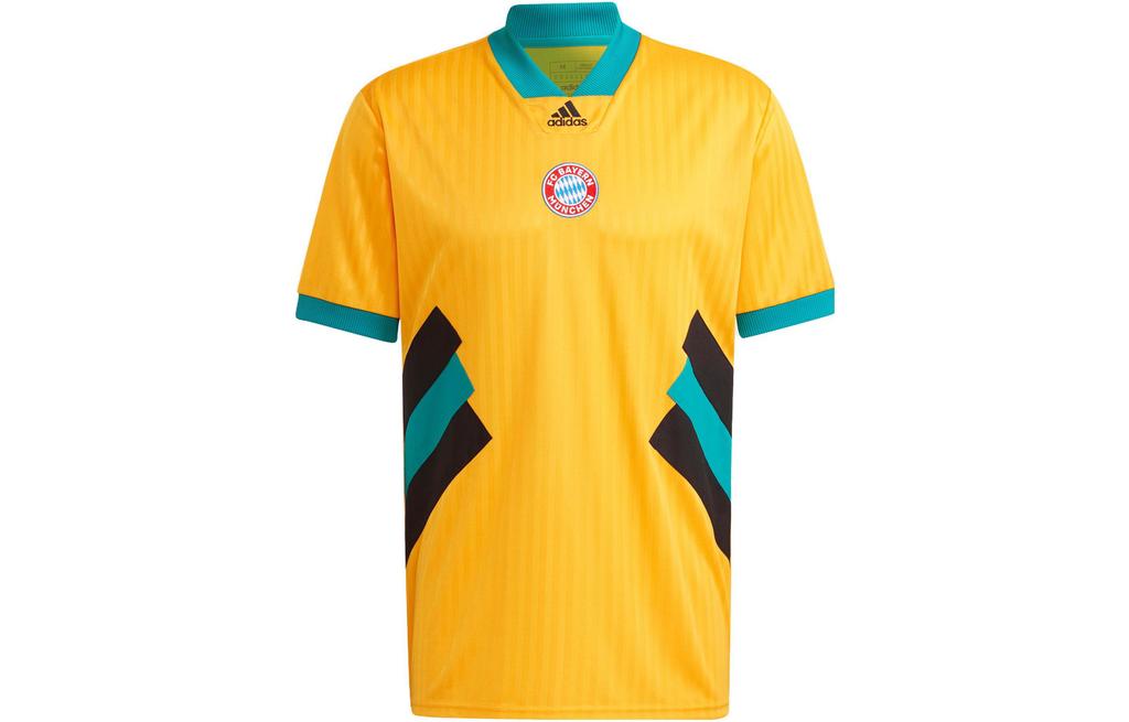 Adidas SS23 Soccer Jersey Men's Semi Fluorescent Gold HT8833