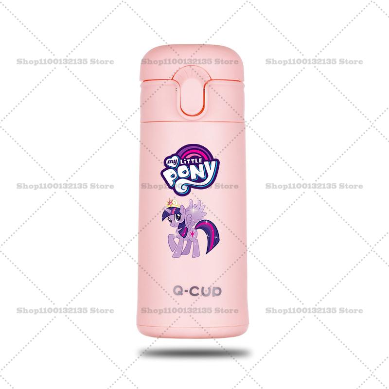 My Little Pony Water Bottles Kawaii Cartoon Print Glass Girl Outdoors Sports Large Capacity Cups Birthday Gift 400ml Kid Friendly Entertaining Fun