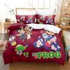 Cool Personality Classic Anime Keroro Frog Bedding Set New Duvet Cover Pillowcase Japanese Manga Fans Gift Bed Kids Room Decor C