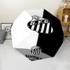Santos SFC Logo Print Automatic Umbrella, 8 Rib Iron Frame, Plastic Handle, Suitable for Outdoor Travel &Daily , Ideal Gift
