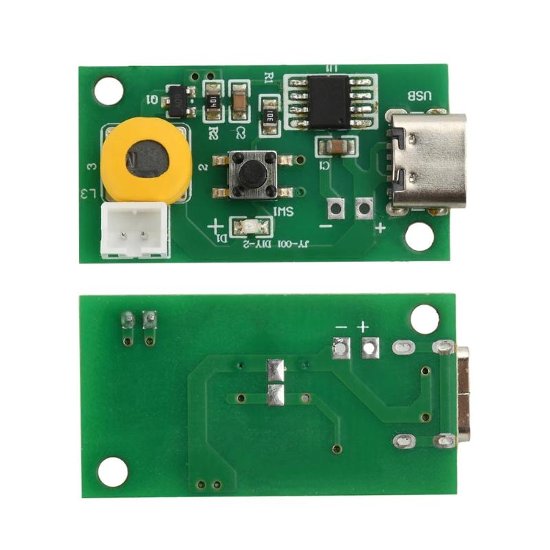 Three Gear Adjustable Fog Volume Single Spray Humidifier Module Ultrasonic Atomization Control Board Type C Interface Dc 5V