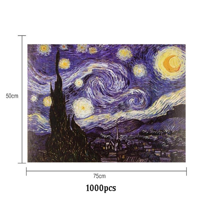 1000 stukjes Black Hell Legpuzzel Puur Zwart creatief doe-het-zelf puzzel Creativiteit Stel je speelgoed voor Magische puzzels geduld speelgoed