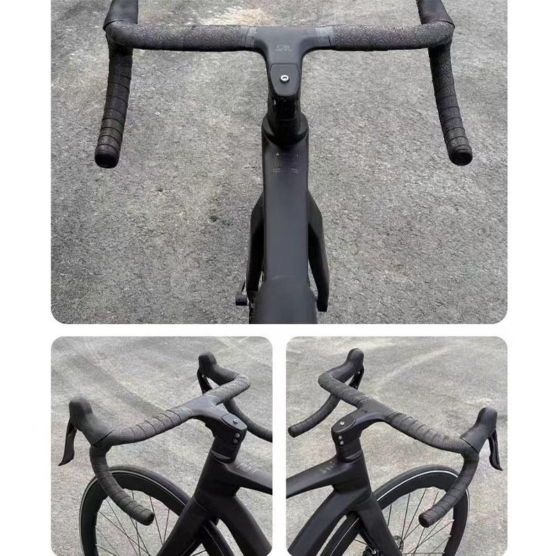 Anti-Slip Handlebar Tape PU Road Bike Shock Absorp Comfortable Non-slip Silicone Shock-absorbing Sweat-absorbent Tape