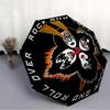 1PC KISS Faces Automatic Open/close Folding Portable Umbrella  with 8 Rib Structure for Women/Men, All-Season Use   0901122