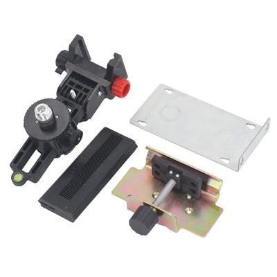 Feineinstellhalterung für Nivelliergerät L-Form Magnetische Drehbarer Stützfuß Niveauadapter für Wand und