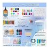 UNOKKI UV resin starter kit, full set for beginners, high transparency, quick solidifying resin liquid, UV curing light, molding, coloring materials,