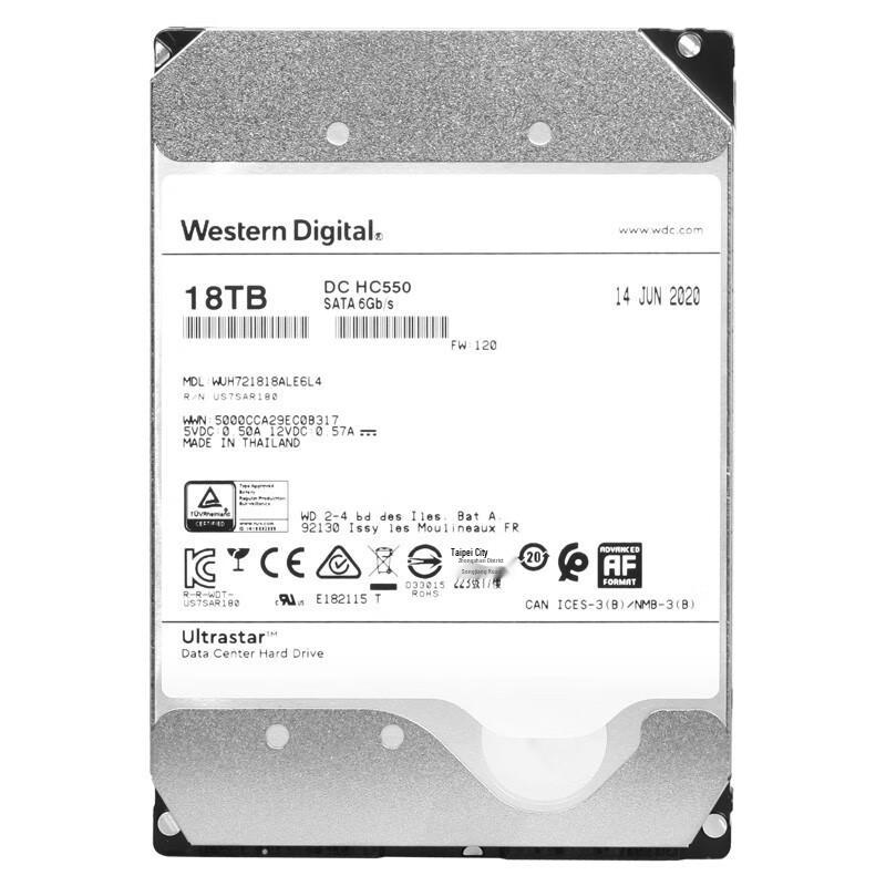 Western Digital HC550 Enterprise SATA Hard Drive