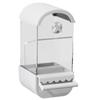 Durablity Screw on Automatic Bird Feeder with Perch Indoor Bird Manual Feeding Container Close and Intimate with Natural