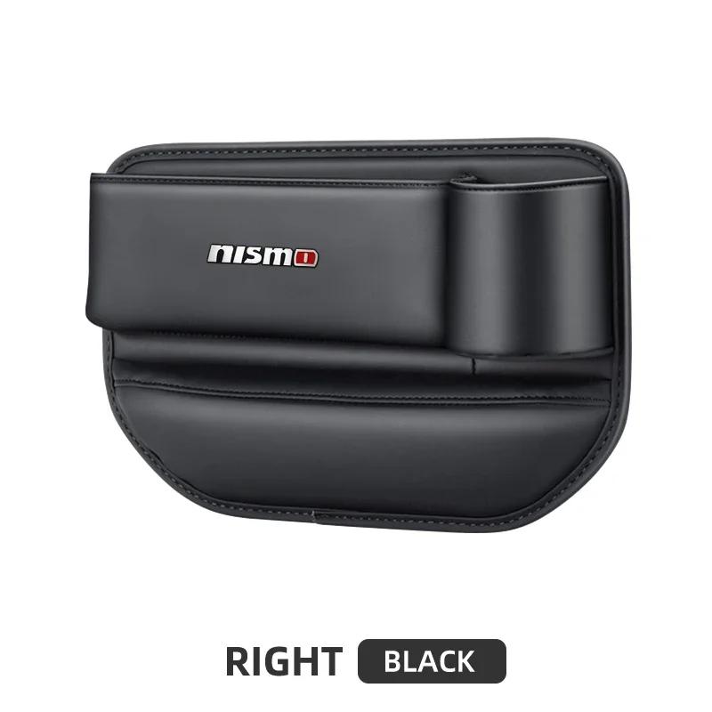 

Car Seat Gap Organizer Storage Box Pocket For Nissan Nismo Logo Tiida Teana Qashqai Juke X trail Note Almera Skyline Styling