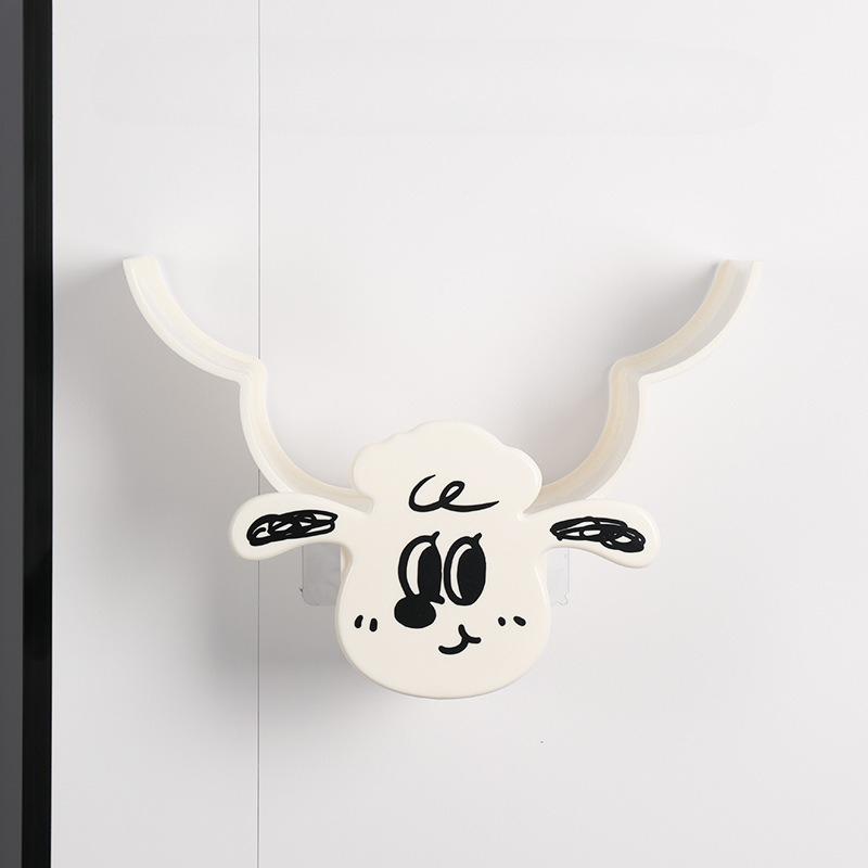 Funny Sheep Toilet Roll Holder Bathroom Paper Standing Shelf Tissue Paper Roll Storage Toilet Paper Racks