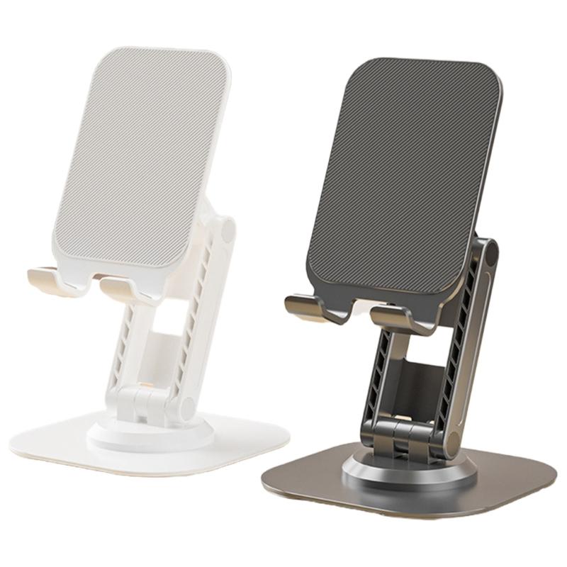 360 Degree Rotating Cellphone Holder Lazy Bracket for Phone Tablet Folding Adjustable Table Support Stand