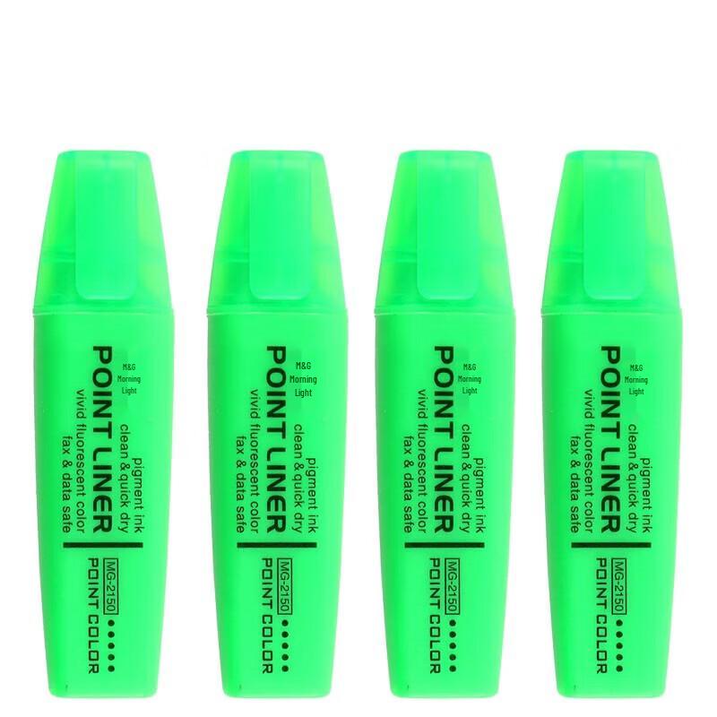 M&G Classic Single-Tip Highlighter Pen зелёный