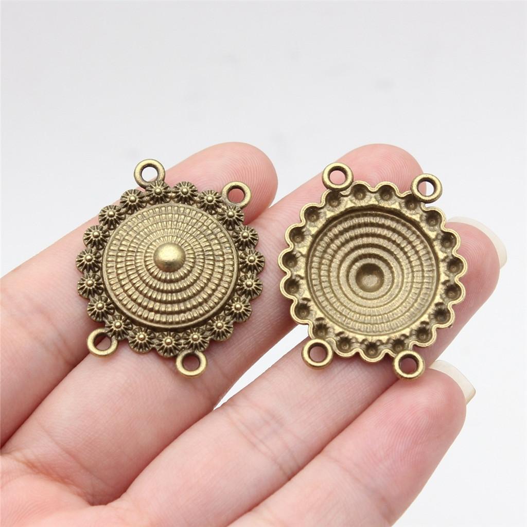 Accessories Parts Four-Hole Necklace Connector Wedding Jewelry Findings TA023