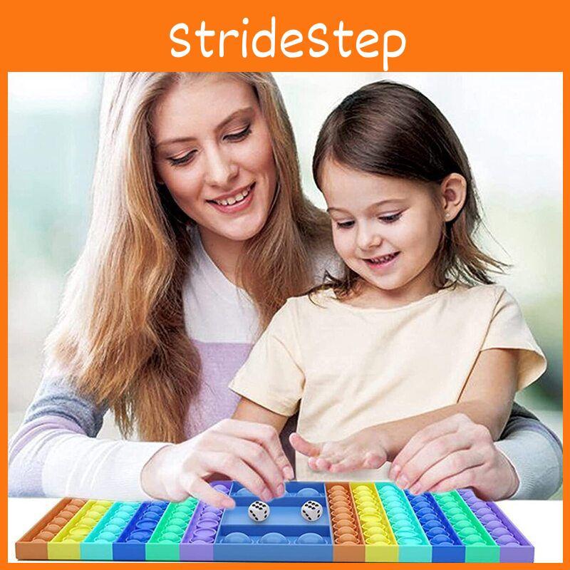Big Pop It Chess Board Fidget Toy Colorful Bubble Sensory Squishy Stress Reliever For Endless Fun