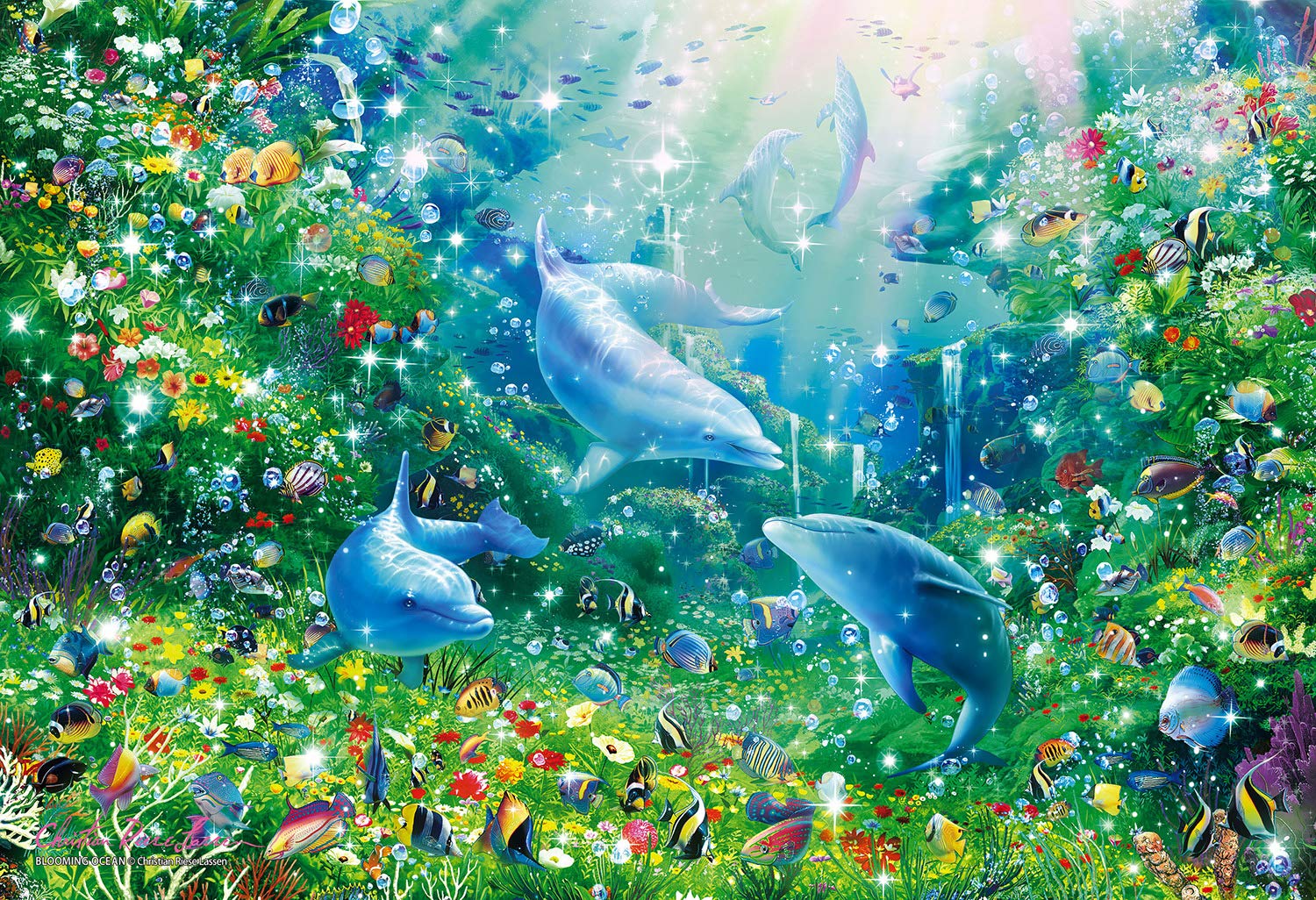 

Пазл из 300 деталей Lassen Blooming Ocean x [Светящийся пазл] (26 38см)