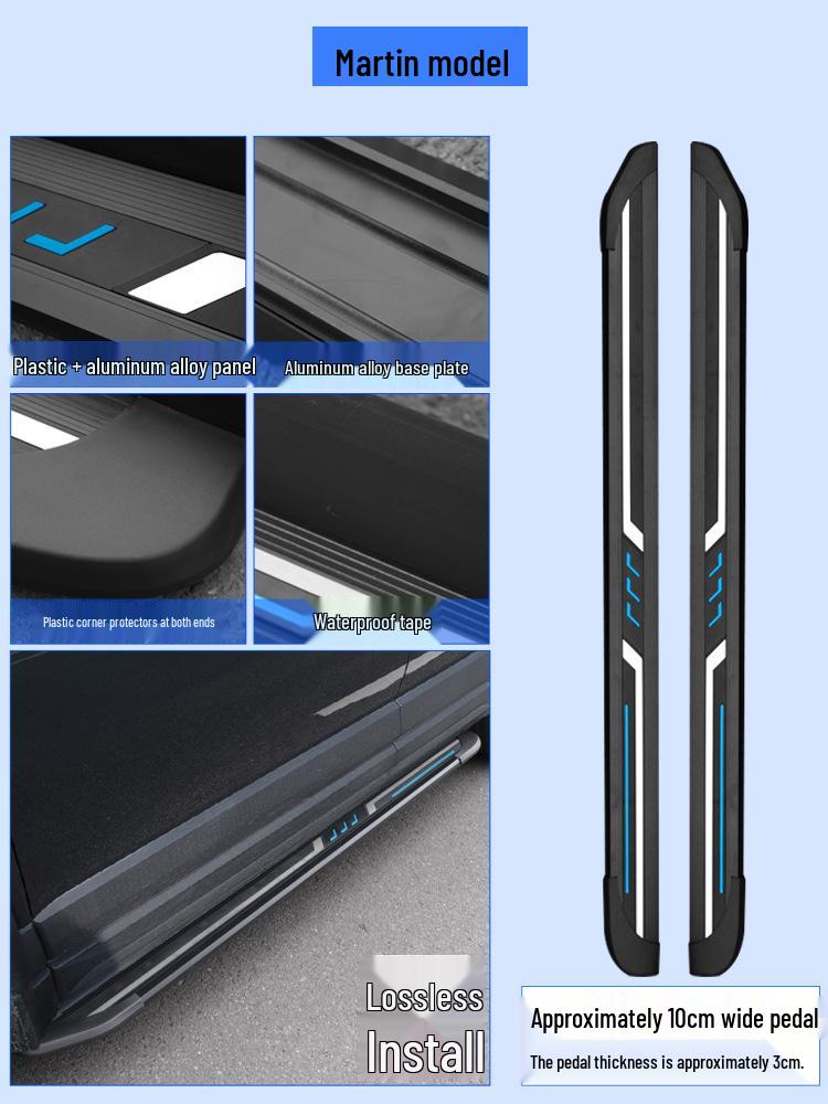 2024 Beijing BJ30 Electric Vehicle Aluminum Foot Pedals with Welcome Lights