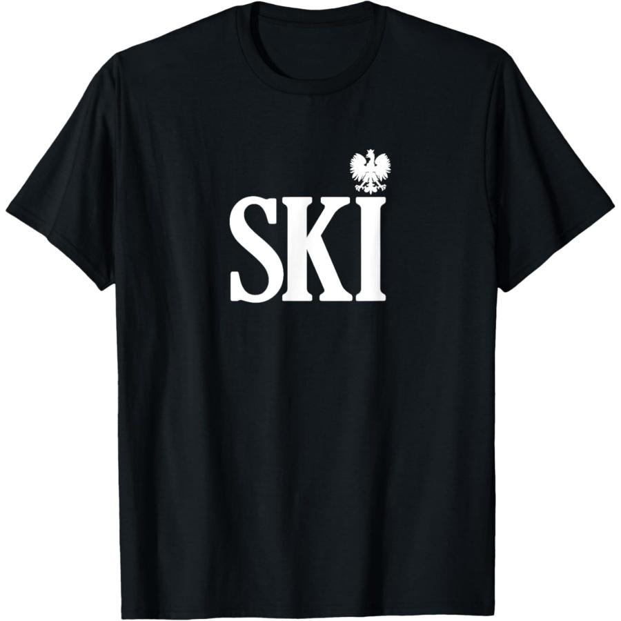 

SKI Polish Surnames Ending Polish Eagle Dyngus Day T-Shirt XXXXXL чорний