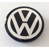 Středové krytky hliníkových kol VW 55 mm, Sada 4 kusů pro Golf/Jetta/Passat/Beetle - 6N0 601 171
