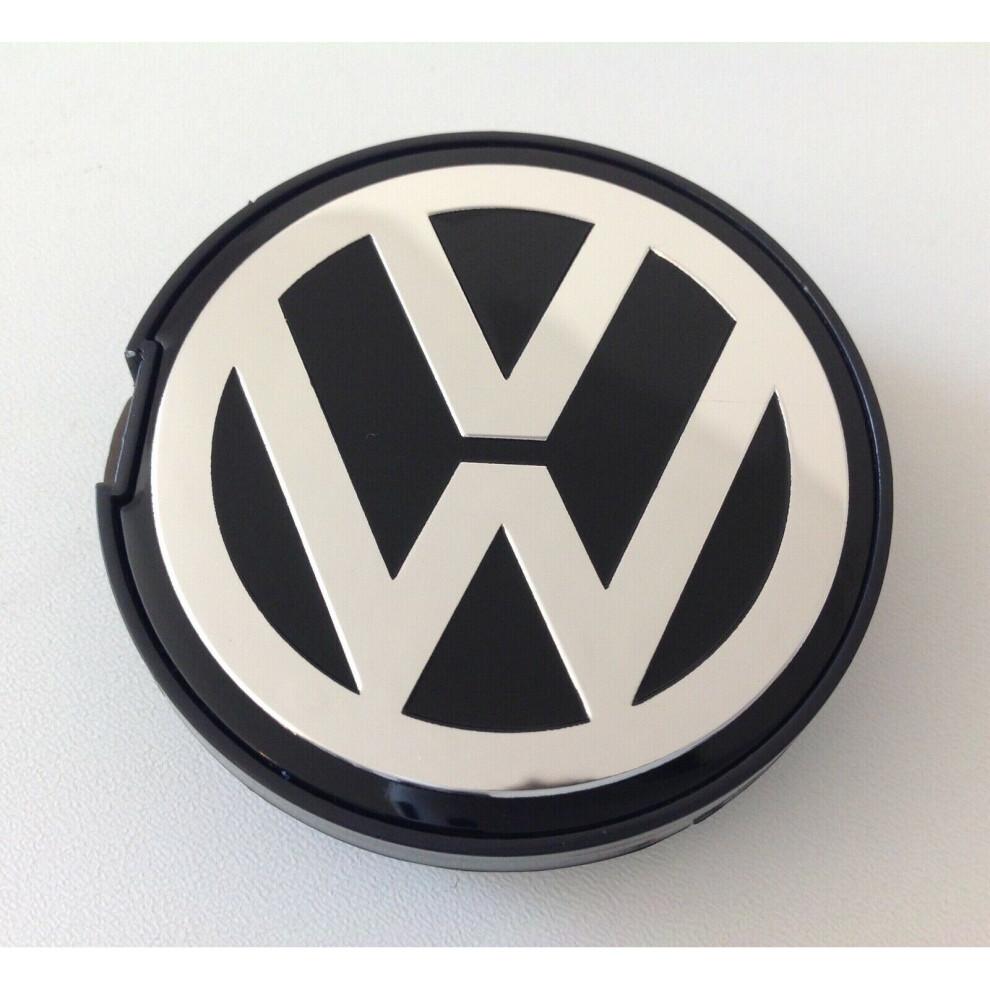 Středové krytky hliníkových kol VW 55 mm, Sada 4 kusů pro Golf/Jetta/Passat/Beetle - 6N0 601 171