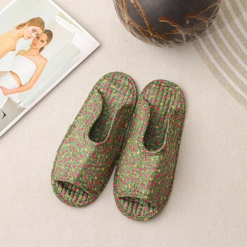 

Корейські домашні бавовняні тапочки, Нековзна м яка підошва, Безшумні для дерев яної підлоги, Чоловічі, Універсальні для чотирьох сезонів 38-42 (One Size) Men s Single Layer Sole