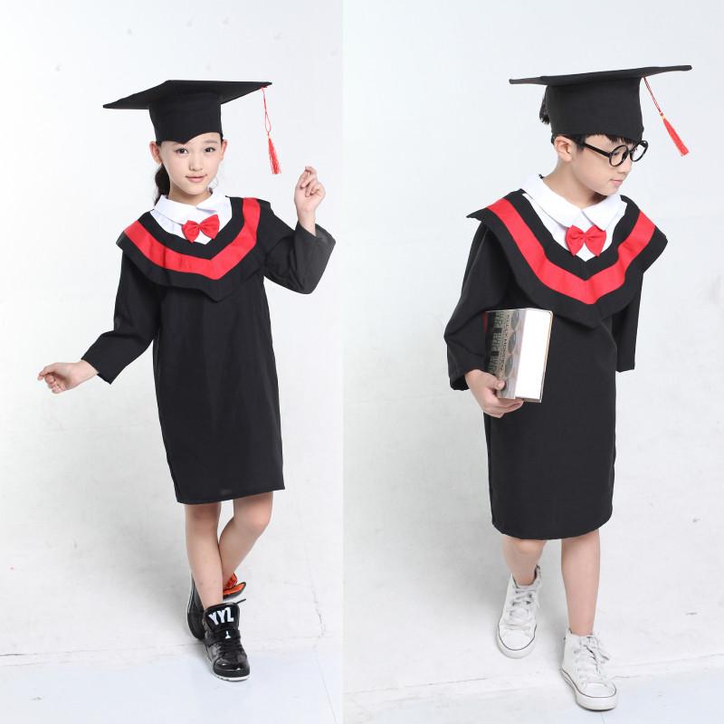 Performance Master Doctoral Gowns Kids Cosplay Costume Halloween Party Gift