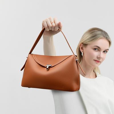 Bolso de mano, Bolso de moda de nicho, Bolso de almohada retro simple, Sentido de alta gama, Bolso cruzado de gran capacidad para el trabajo, Para mujer