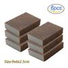 4/6/8Pcs Carborundum Removing Rust Cleaning Brush Descaling Clean Rub for Cooktop Pot Kitchen Sponge