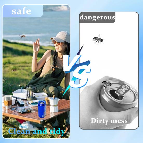 Opakovaně použitelný kryt na plechovku od sody Prachotěsné těsnění Plastové vrchní krytky Chrániče pro Colu Pivo