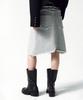 Insilence Woman Cutout Sweatskirt Melange Grey
