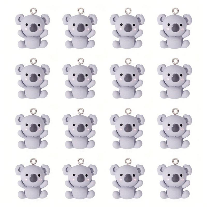 

Set Of 20 Creative Koala Pendants Lightweight And Sturdy Charm Suitable For Creative DIY Projects And Gifts 1
