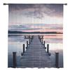 Lake Plank Bridge Clouds Modern Tulle Curtains For Living Room Bedroom Home Kitchen Window Sheer Curtains
